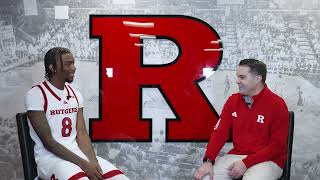 Choppin It Up Rutgers Freshman Forward Bryce Dortch [upl. by Neltiak449]