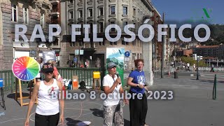 Filosofía activa en la calle 8 octubre 2023 RAP filosófico Nueva Acrópolis Bilbao [upl. by Olympia921]