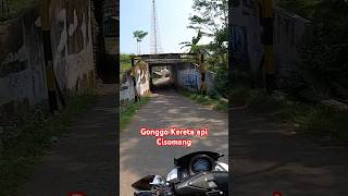 Gonggo Kereta api Cisomang Purwakarta  Daily Motovlogging [upl. by Ayikan853]