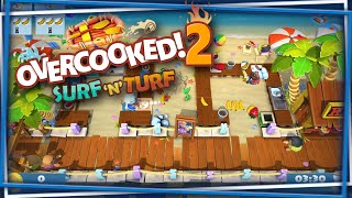 Aprendiendo a COCINAR en Overcooked 2 Surf n Turf [upl. by Anined188]