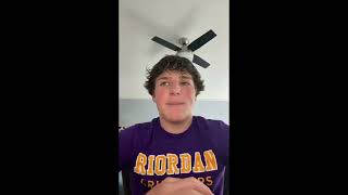 Miles Geraci  Archbishop Riordan Admission Video [upl. by Schulze496]