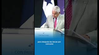 Inicio de pago de PaseU y becas por concurso anunció el Presidente Mulino [upl. by Nollaf]