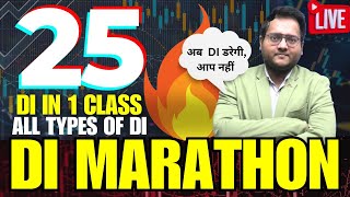 DI Marathon  25 DI in 1 Class  DI Complete Marathon for All Bank Exams  All Types of DI  Harshal [upl. by Edik997]