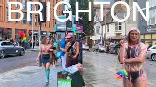 4K walk  Brighton  Pride day  Uk  5 August 2023 [upl. by Renba]