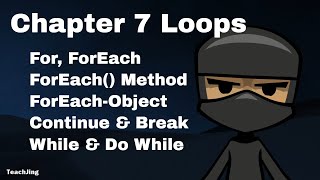 PowerShell Tutorial  CH7  Loops [upl. by Primaveras]