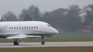 HD Private Dassault Falcon 900EX take off at GenevaGVALSGG [upl. by Netniuq]