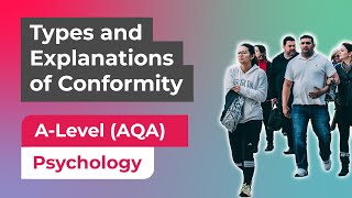 Types and Explanations of Conformity  AQA ALevel Psychology Paper 1 [upl. by Cailly]