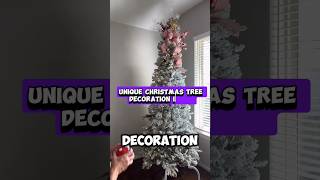 Unique Christmas Tree Decoration Idea at Home 🏡 christmas chritmastree christmasdecor diy home [upl. by Letty120]