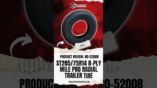 MilePro ST20575R14 8Ply Radial Trailer Tire  HeavyDuty Performance [upl. by Hebrew]