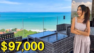 97000 34M THB South Pattaya Luxury Ocean View Condo 500m far from Beach in Thailand [upl. by Imoyn227]