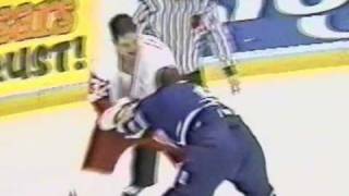 Tie Domi vs Stu Grimson Feb 22 1996 [upl. by Mian]