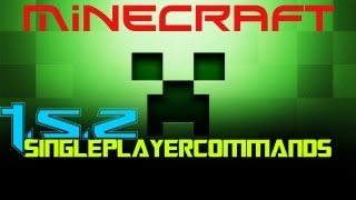 Minecraft 162 Singleplayer Commands installieren alle Items und über 100 Befehle cheaten [upl. by Shurwood460]