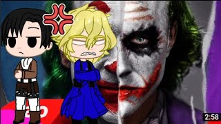 Personagens de animes react Rap dos Coringas  CIRCO DOS HORRORES  NERD HITSGACHA [upl. by Nwahsauq]