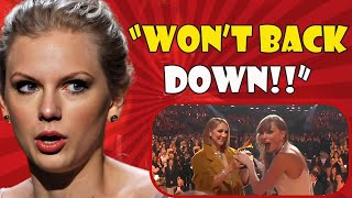 Taylor Swift REACTS To Being ACCUSED Of SNUBBING Celine Dion At Grammys [upl. by Anihc]