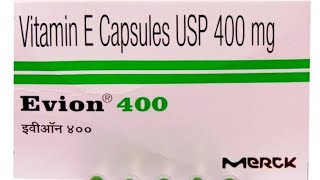 Evion 400 capsule uses in hindi  good treatment for hair ampskin Doses side effect [upl. by Greabe]