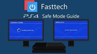 PS4 Safe Mode Guide Fix Restore Error Update Error Factory Settings Initialize PS4 [upl. by Banwell]