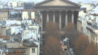 View From The Terrace of The Printemps Department Store In Paris [upl. by Brace]