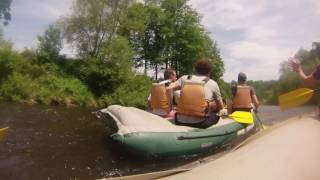 Rafting  Krumau Cesky Krumlov Czech Republic [upl. by Jim]