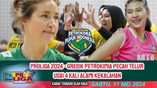 🔴 Akhirnya Gresik Petrokimia Pecah Telur usaia 4 Kali Kalah 🏐bolavolley livinmandiri [upl. by Neidhardt781]