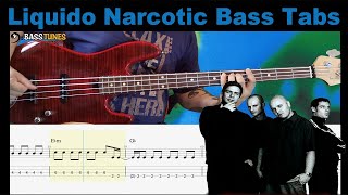 Liquido  Narcotic BASS COVER with Tabs and Sheet [upl. by Melquist]