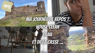 ⌜VLOG⌝ Une journée de repos  house clean un trail et de la casse  😫 trail running [upl. by Raviv]