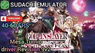 4060 FPS Playable  Goblin Slayer Another Adventurer Nightmare FeastSudachi emulator on android [upl. by Arikaahs]