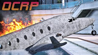 Plane Crash in Vinewood  GTA 5 OCRP [upl. by Travus]