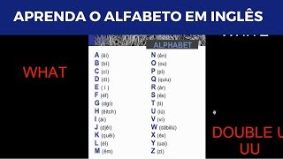 Aprenda o Alfabeto em Inglês [upl. by Huebner761]