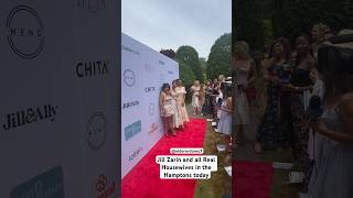 Jill Zarin and Real Housewives in the Hamptons today for the Famous Luncheaon hosted by Jill Zarin [upl. by Eelyek]