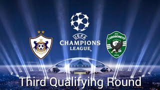 UEFA Champions League 2425 Third Qualifying Round First Leg Qarabag vs Ludogorets [upl. by Tennaj]