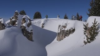 Balade en raquettes dans les dolines  la Plagne [upl. by Asuncion]