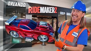 Handyman Hal builds at Ridemakerz in Orlando  Custom RC Car [upl. by Materse]