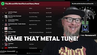 Guess That Heavy Metal Song 70s 80s 90s Challenge [upl. by Kutchins574]