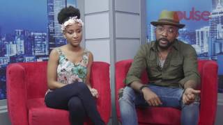 Banky W Adesua Etomi Talks About Their Chemistry in The Wedding Party Pulse TV [upl. by Lloyd]