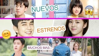 ESTRENOS DORAMAS NOVIEMBRE  2017 DORAMAS VLOGS [upl. by Nnylirehs]