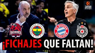 ¿REAL MADRID y BARÇA BASKET PLANTILLA CERRADA ¿BASKONIA NECESITA 2 FICHAJES ¿BAYERN en el MERCADO [upl. by Nrek]