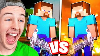 Reacting to Steve VS Herobrine Animation WARDEN [upl. by Chrissie765]