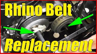 Yamaha Rhino Belt Replacement [upl. by Kessiah]