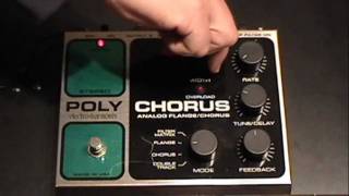 ElectroHarmonix POLY CHORUS Demo [upl. by Bohrer]