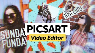 PicsArt Video Editor  Make Awesome Videos on Your Phone [upl. by Ahsaetal]