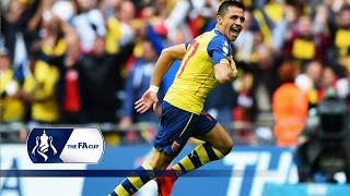 Unbelievable Alexis Sanchez goal  Arsenal 40 Aston Villa  Goals amp Highlights [upl. by Stoddard]