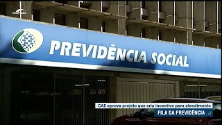 Programa de Enfrentamento à Fila da Previdência Social Veja como foi o debate na CAE [upl. by Ociral]