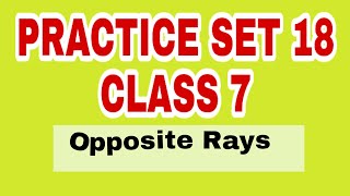 Chapter 4 maths 7th std  Angles and pairs of angles  Practice set 18 Maharashtra state board [upl. by Cacilie]