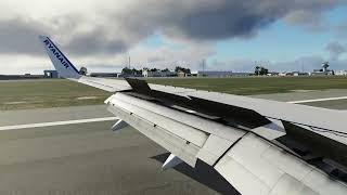 Ryanair landing at Bergamo LIME XPlane 12 23 [upl. by Emily153]