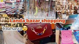 Shopping From Landa Bazaar  Sasta Landa bazaar  Bags amp Watch Collection From Landa Bazaar [upl. by Billi]