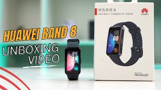 Huawei Band 8 Smart Band Unboxing Video [upl. by Nihahs453]