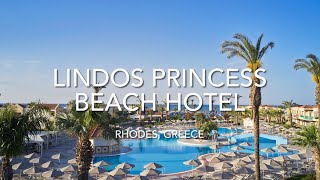 Lindos Princess Beach Hotel Rhodes Greece [upl. by Newcomb37]