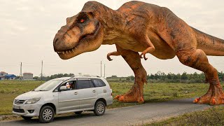 The BEST Dinosaur Trex Hunting  Jurassic Park FanMade Film  Trex Attack Dinosaur NEW HOT Movie [upl. by Malcom]