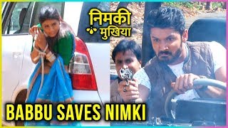 Babbu SAVES Nimki From Goons  Nimki Mukhiya  TellyMasala [upl. by Rhianna502]