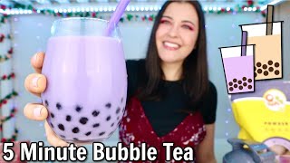 5Minute Taro Bubble Tea Recipe [upl. by Najram]